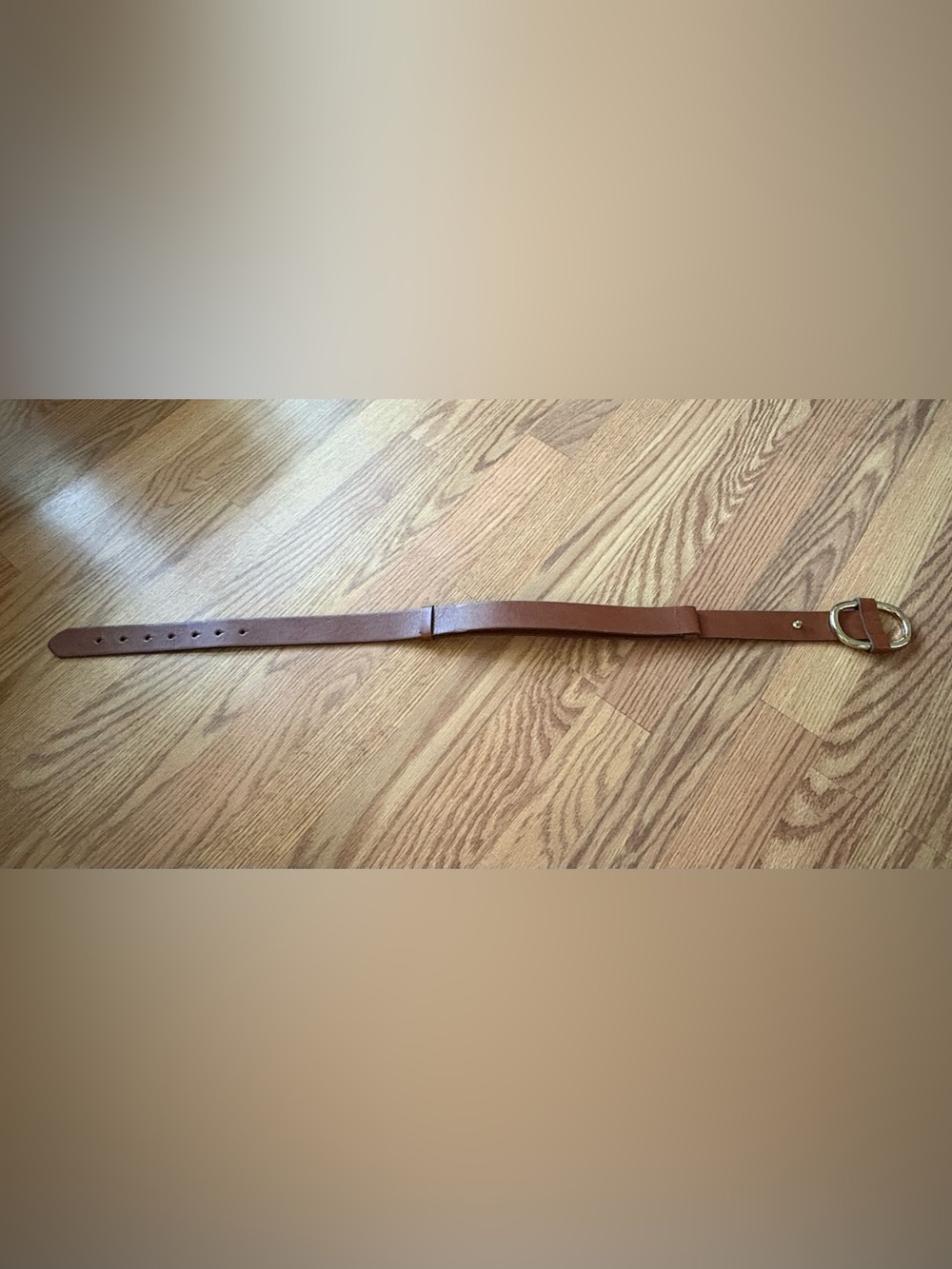 Classic Brown Leather Women’s Belt - Casual Style